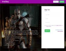 Tablet Screenshot of irockey.com